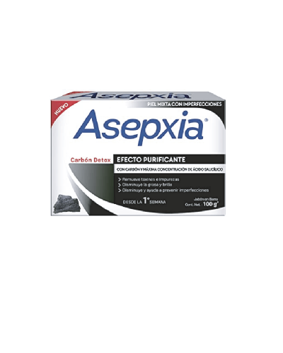 ASEPXIA JABÓN CARBON 100G