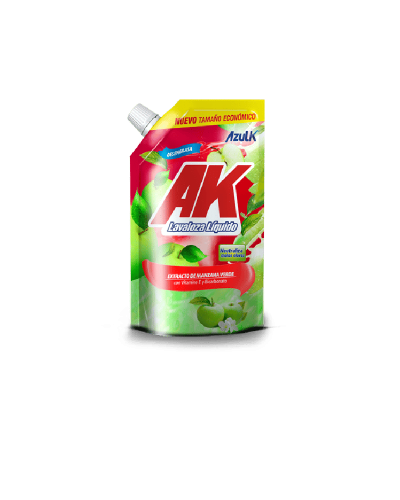 Lava Loza Liquido Ak-1 Manzana Verde 360 ml Doypack